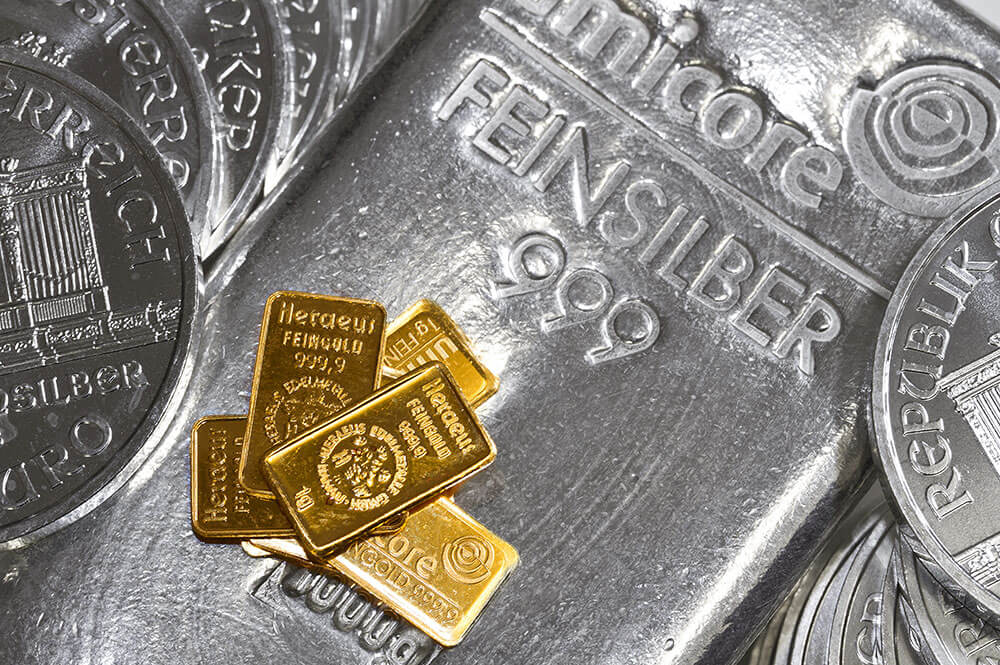 Gold, Silber und Platin sind sichere Anlageformen